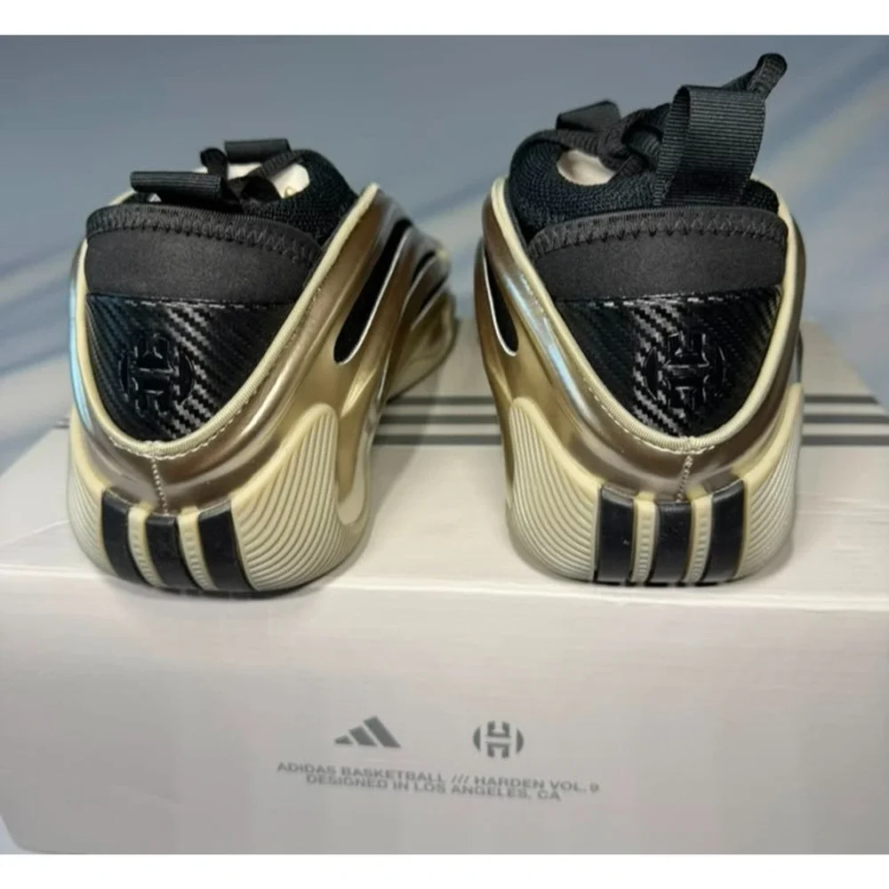Adidas Harden Vol. 9 - Size 8.5 Men's - New in Box Size 9.5 Wmn - Metallic Gold